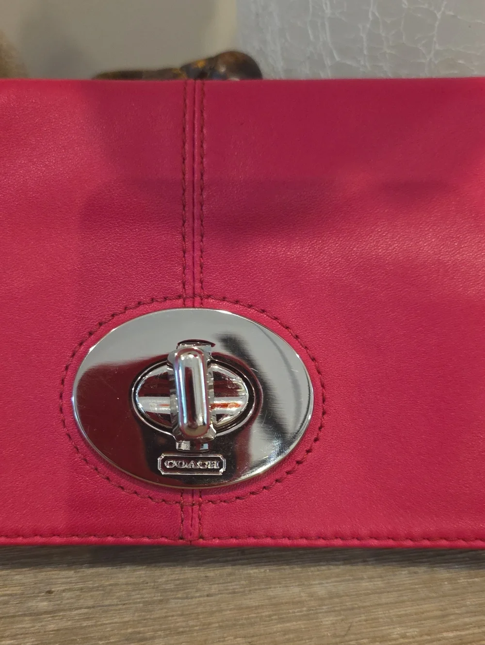 Coach Y2K Foldover Clutch Pink